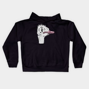 Squiggly ostrich Kids Hoodie